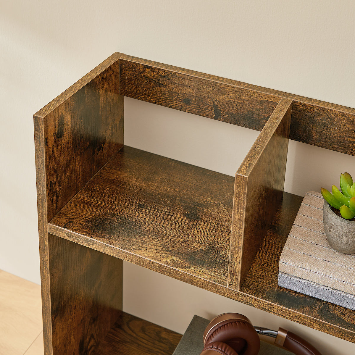 Polica Store – desktop i kuhinjski organizer boja drveta