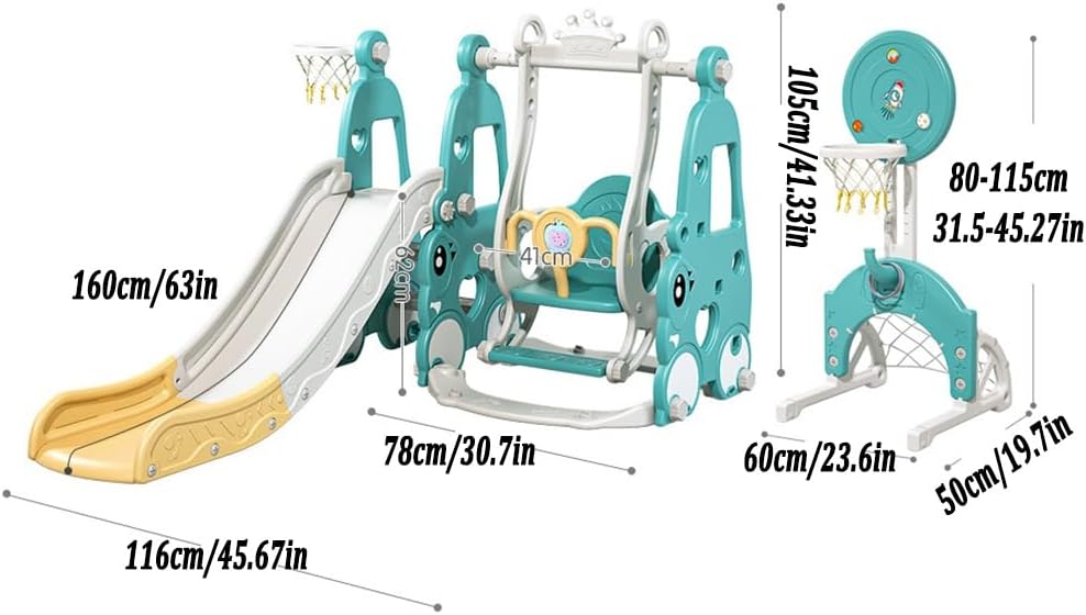 7 U 1 IGRAONICA ZA DJECU / KOS / TOBOGAN / LJULJACKA BEŽ BOJA