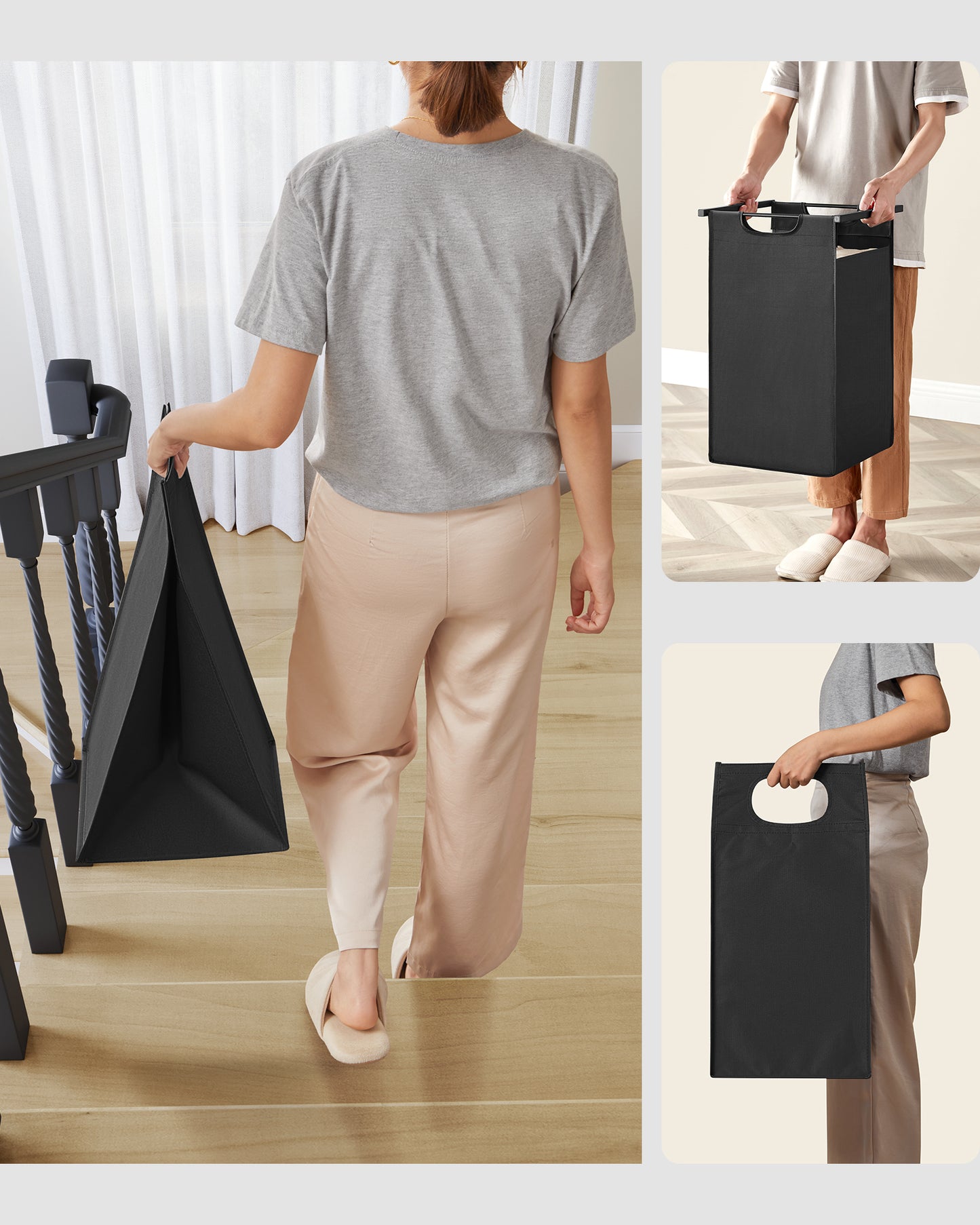 Korpa za veš Washy – crna