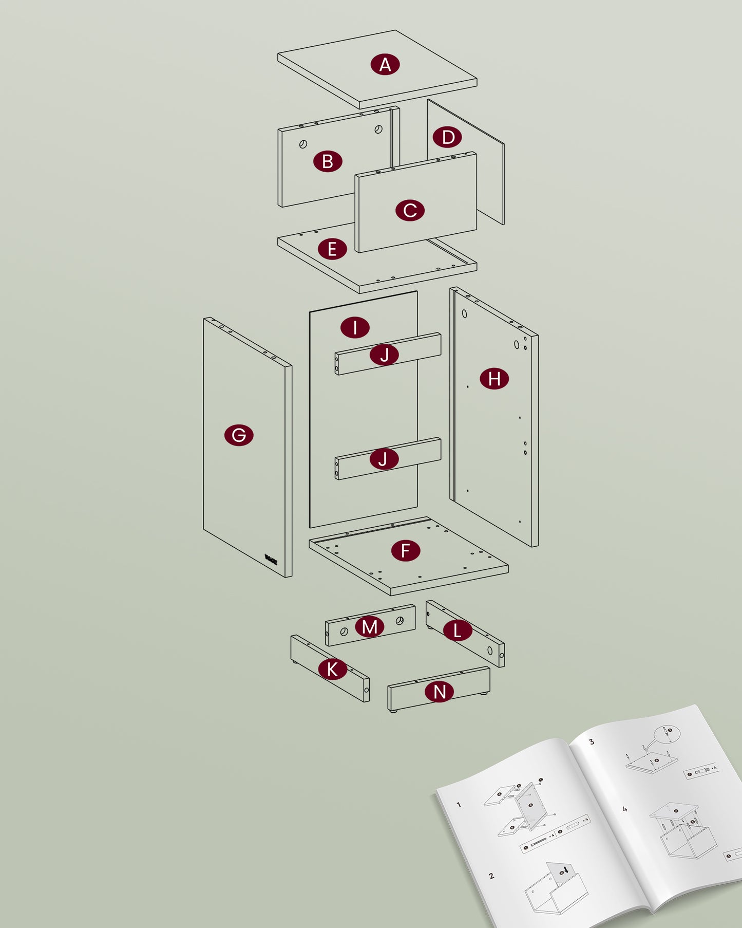 Noćni ormarić Dream