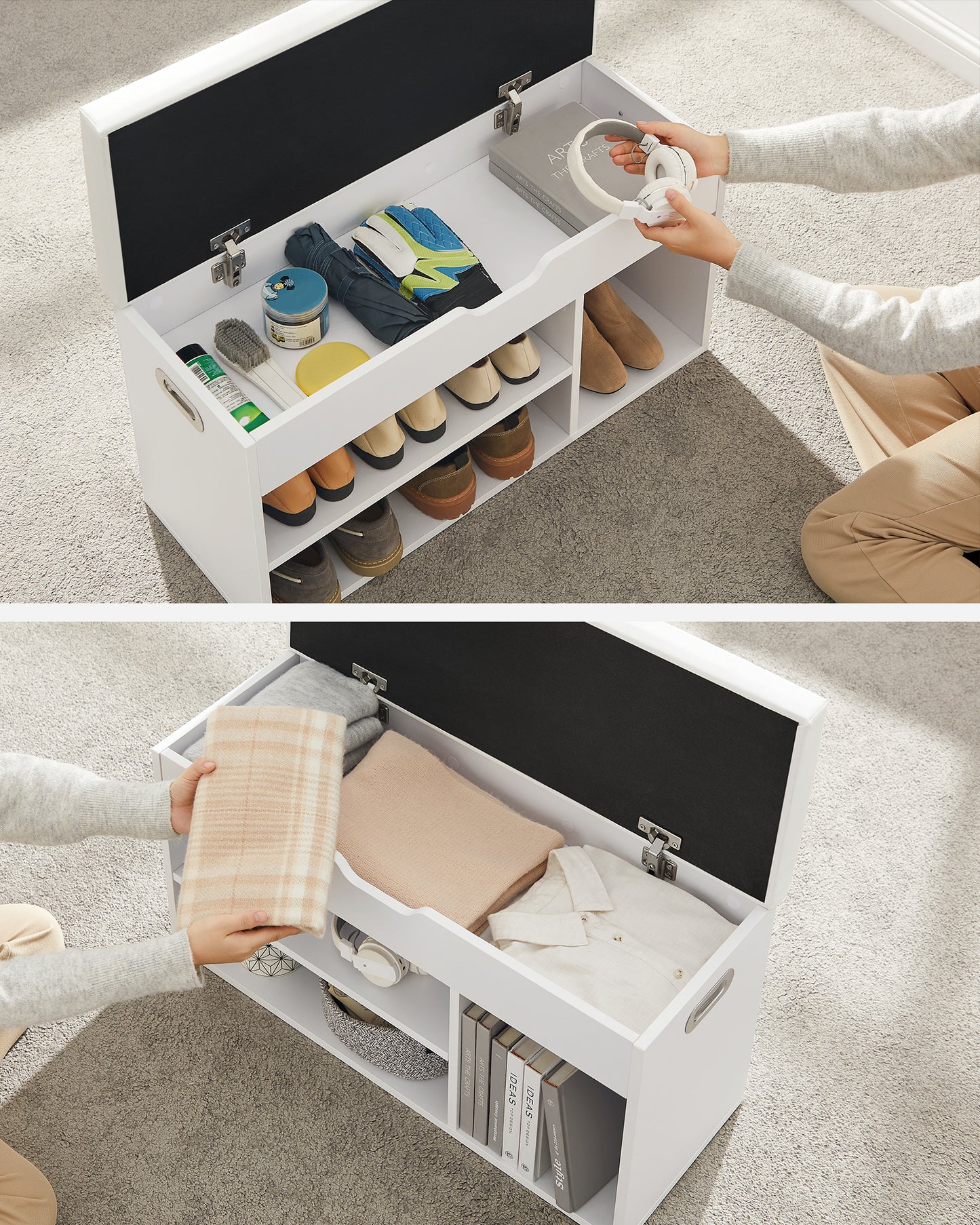 Klupa cipelar Ligna Bijeli