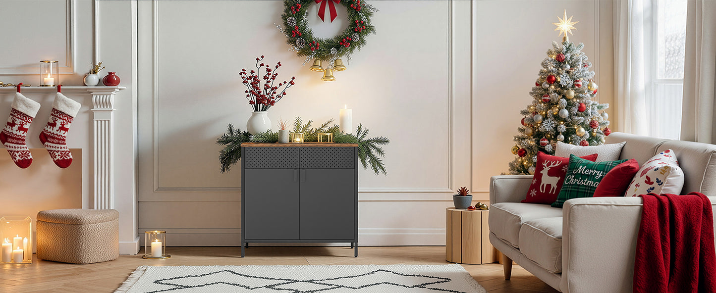 Komoda za odlaganje Solea – crna