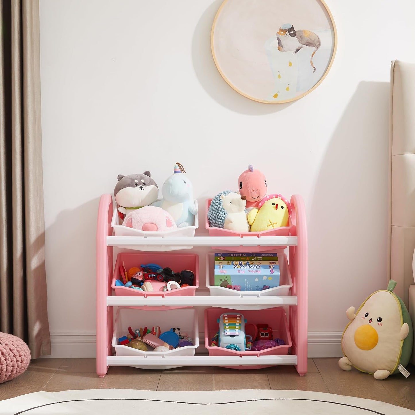 ORGANIZER ZA DJEČIJE IGRAČKE ROZI