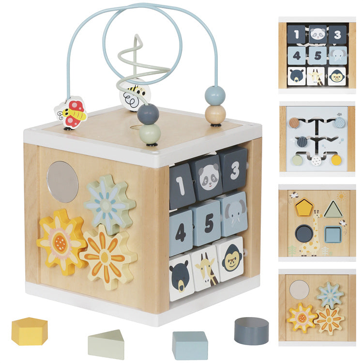 MONTESSORI DRVENA ACTIVITY CUBE