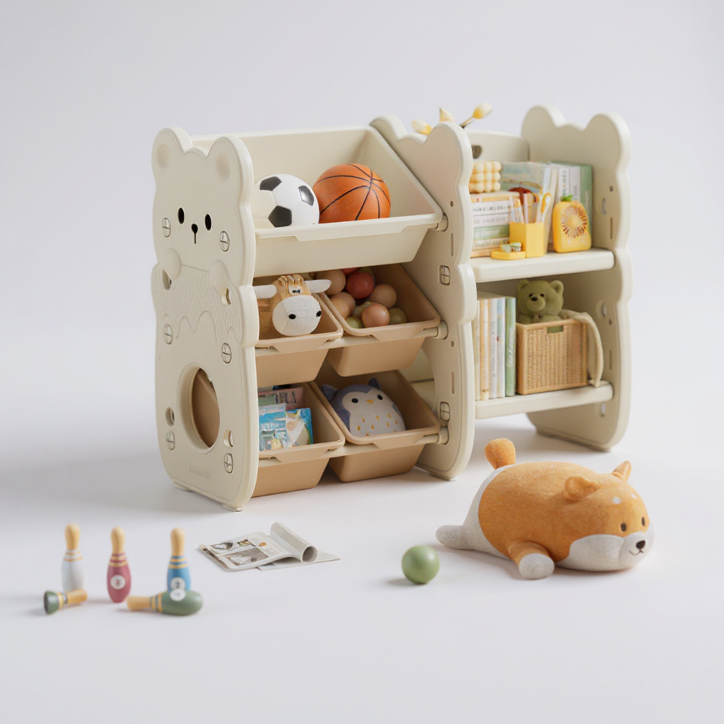 ORGANIZER ZA IGRAČKE I STALAK MEDO MINI