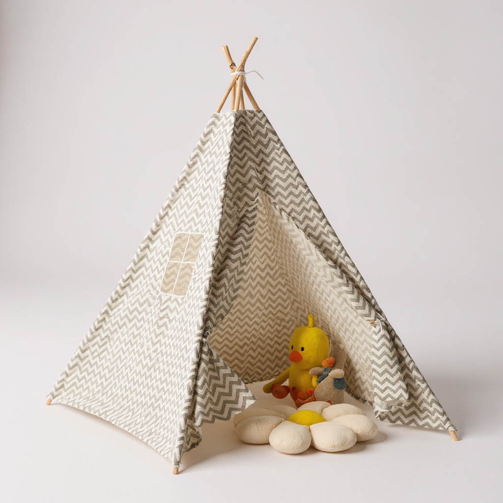 DJEČIJI ŠATOR TIPI ZA IGRU I MAŠTU