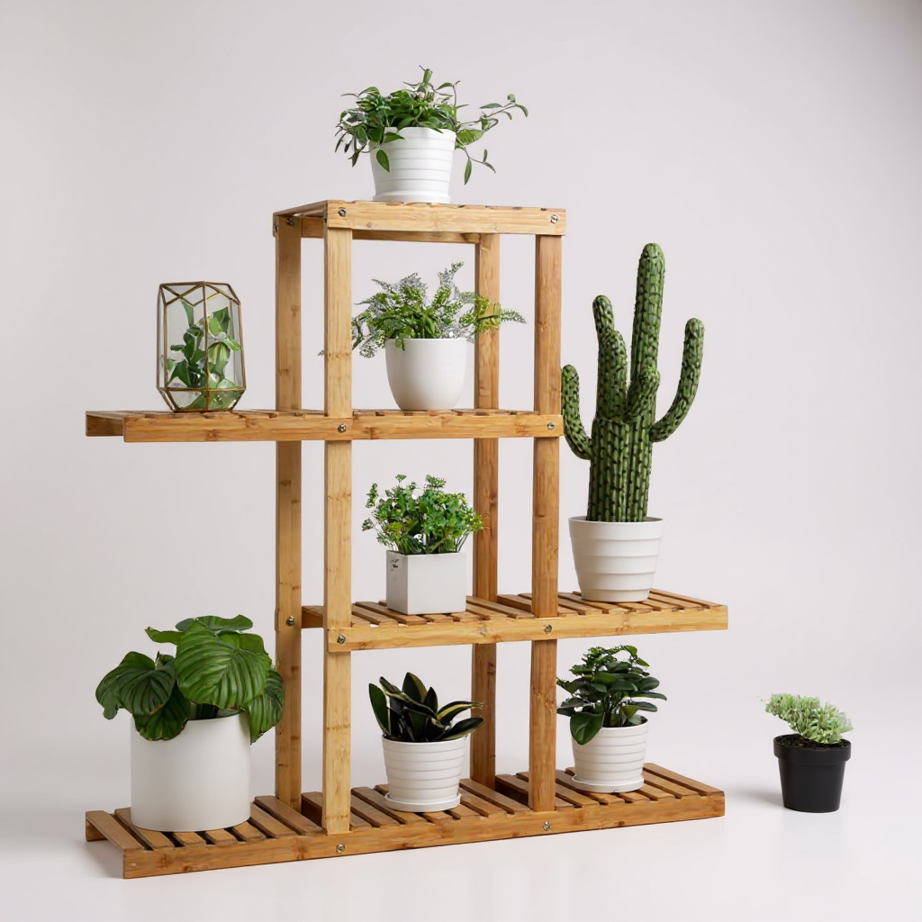 BAMBUS VIŠENAMJENSKA POLICA / DRZAC ZA BILJKE