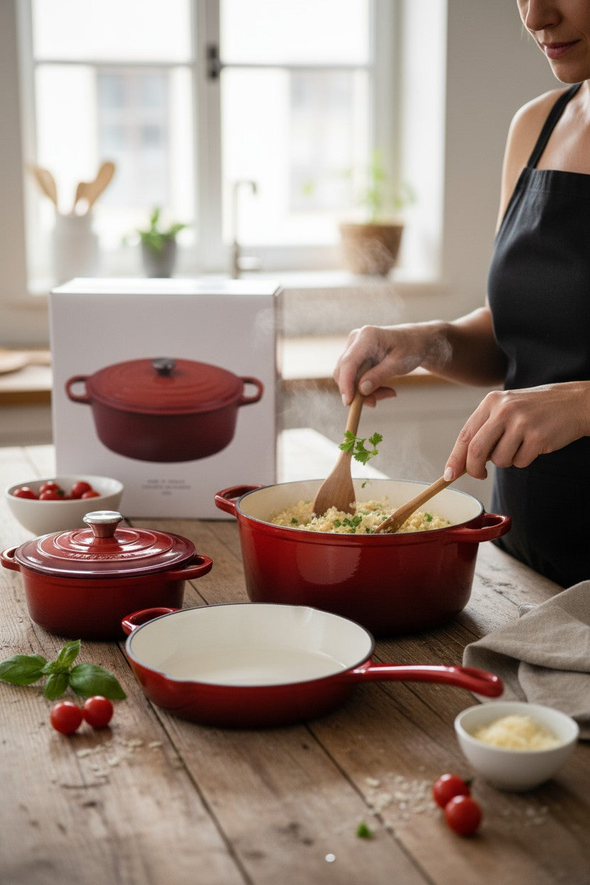 SET GUSANOG POSUĐA / TAVA / KASEROLA / SERPA / 3 U 1