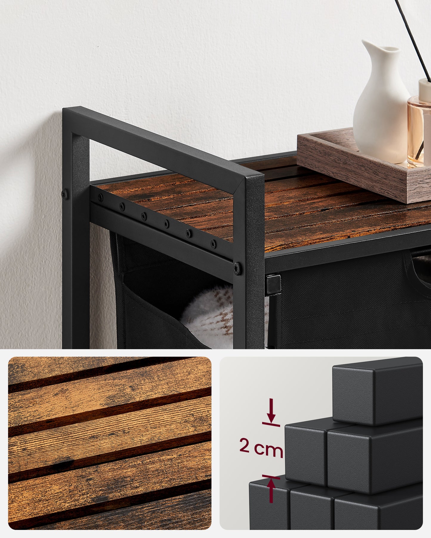 Korpa za veš Washy – crna