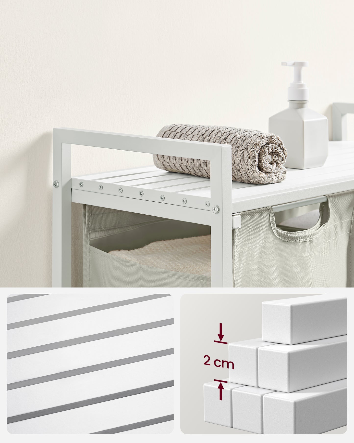 Korpa za veš Washy – bijela