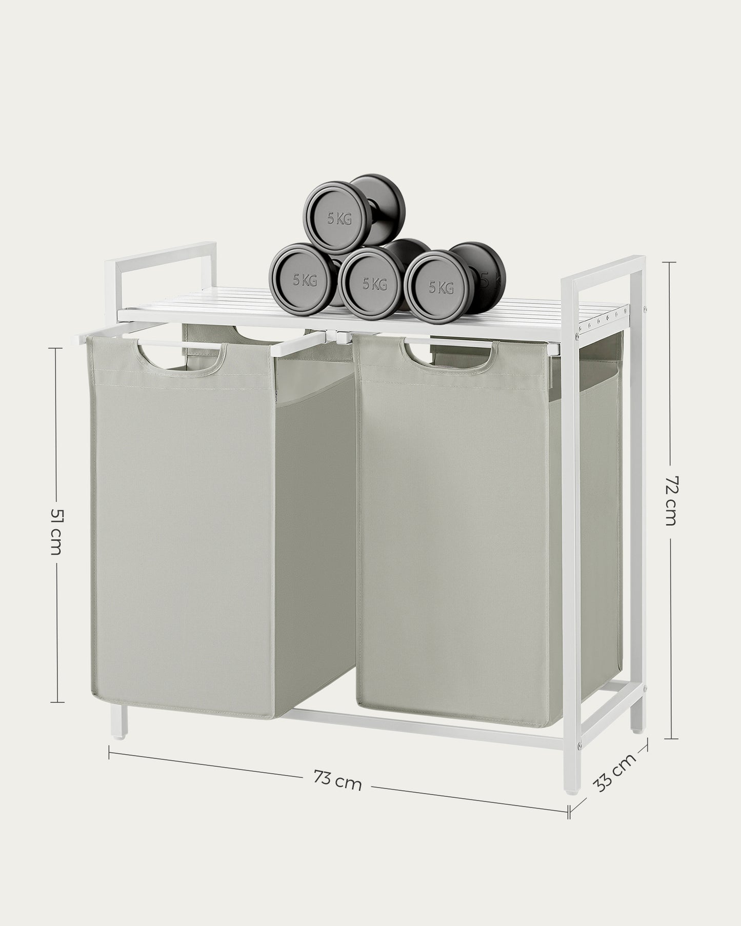 Korpa za veš Washy – bijela