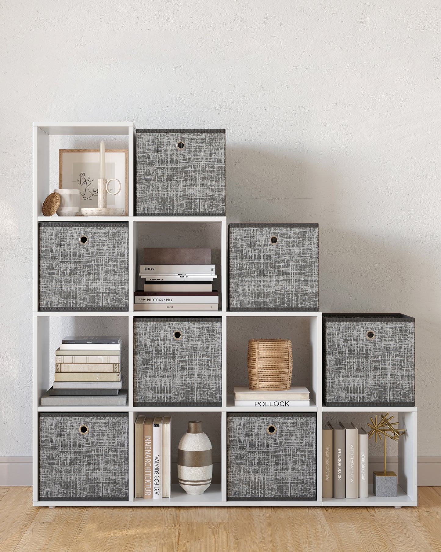 Polica za knjige i dekoracije Verso – bijela