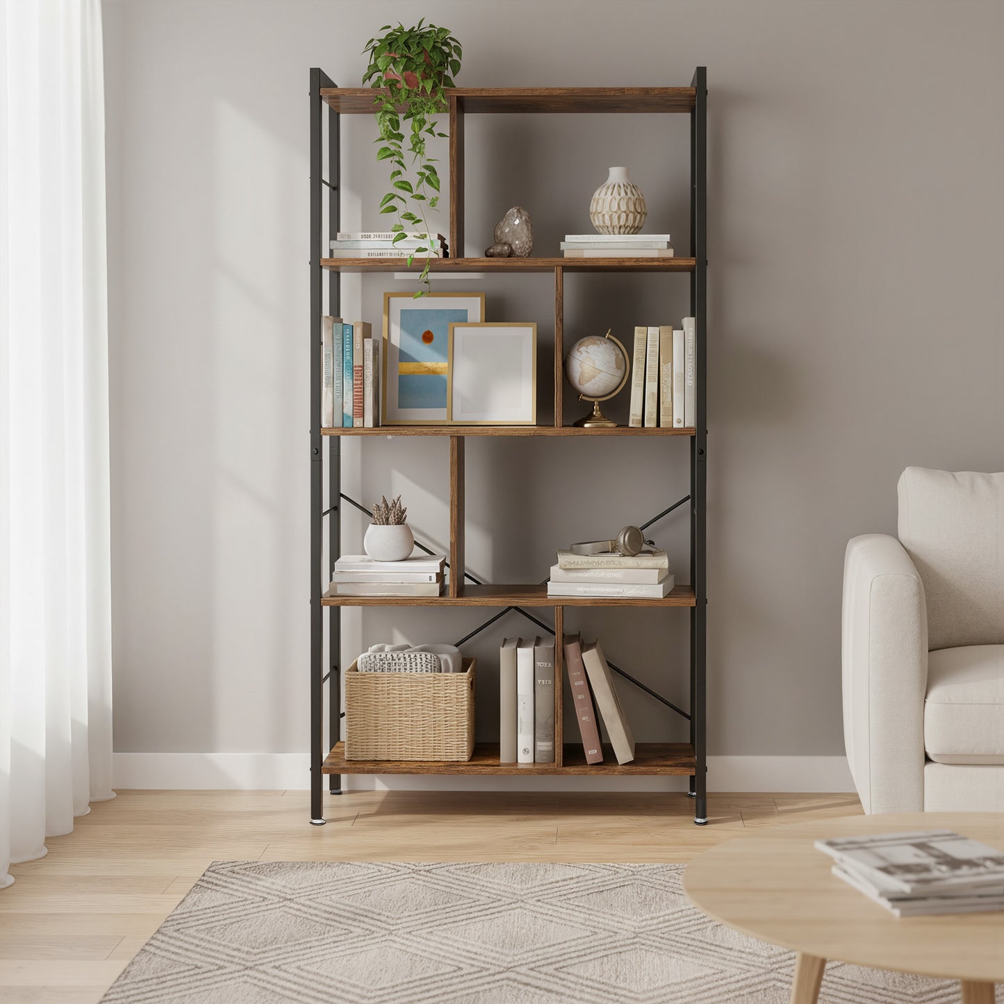 Polica za knjige i dekoracije Colos