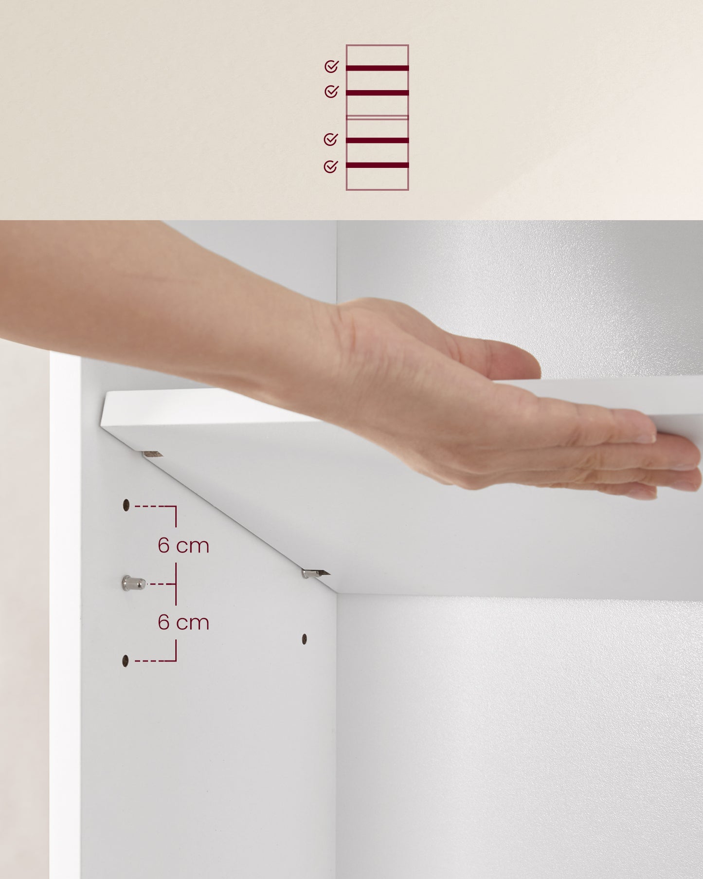 Polica za knjige i dekoracije Atlas