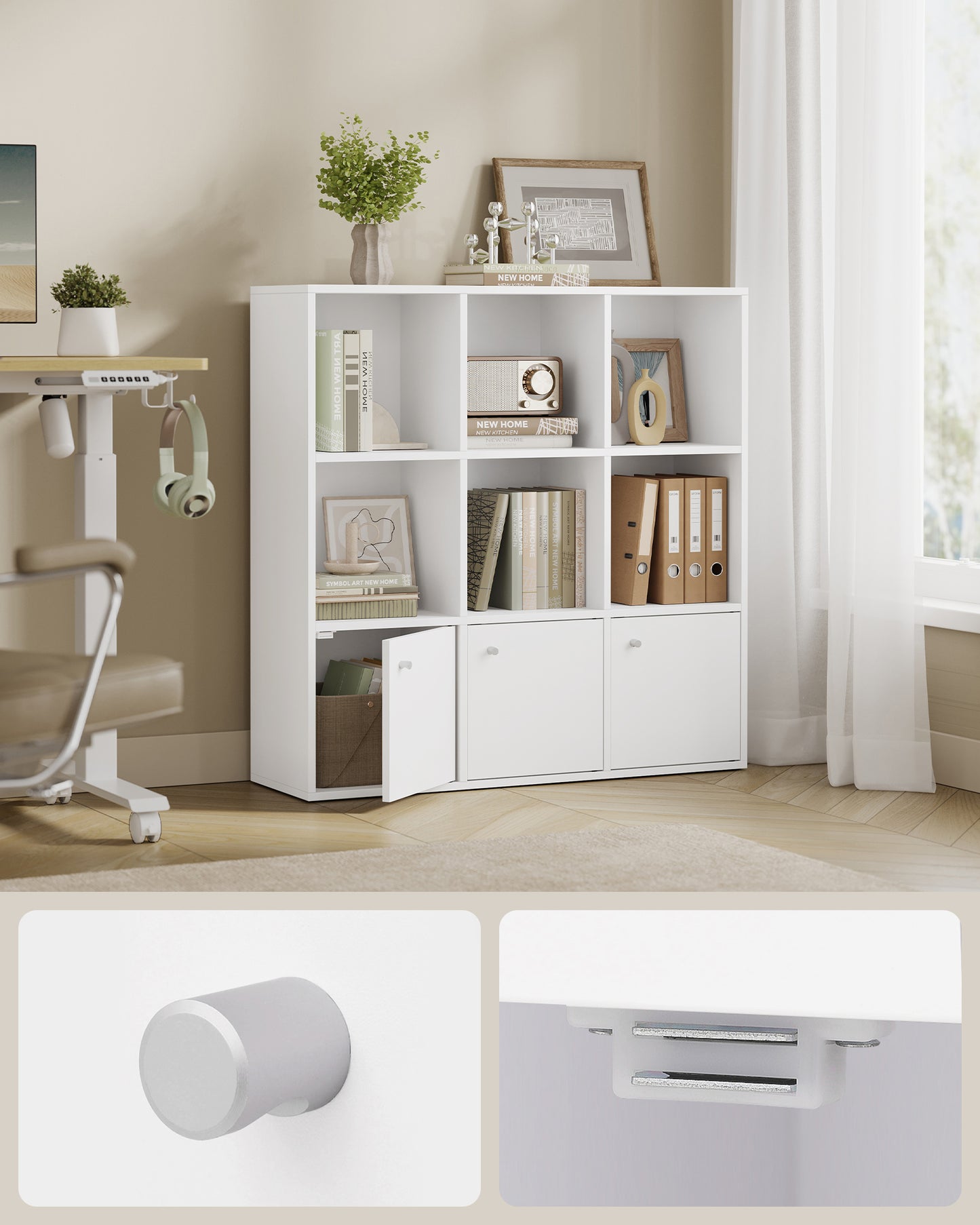 Polica za knjige i dekoracije Grid