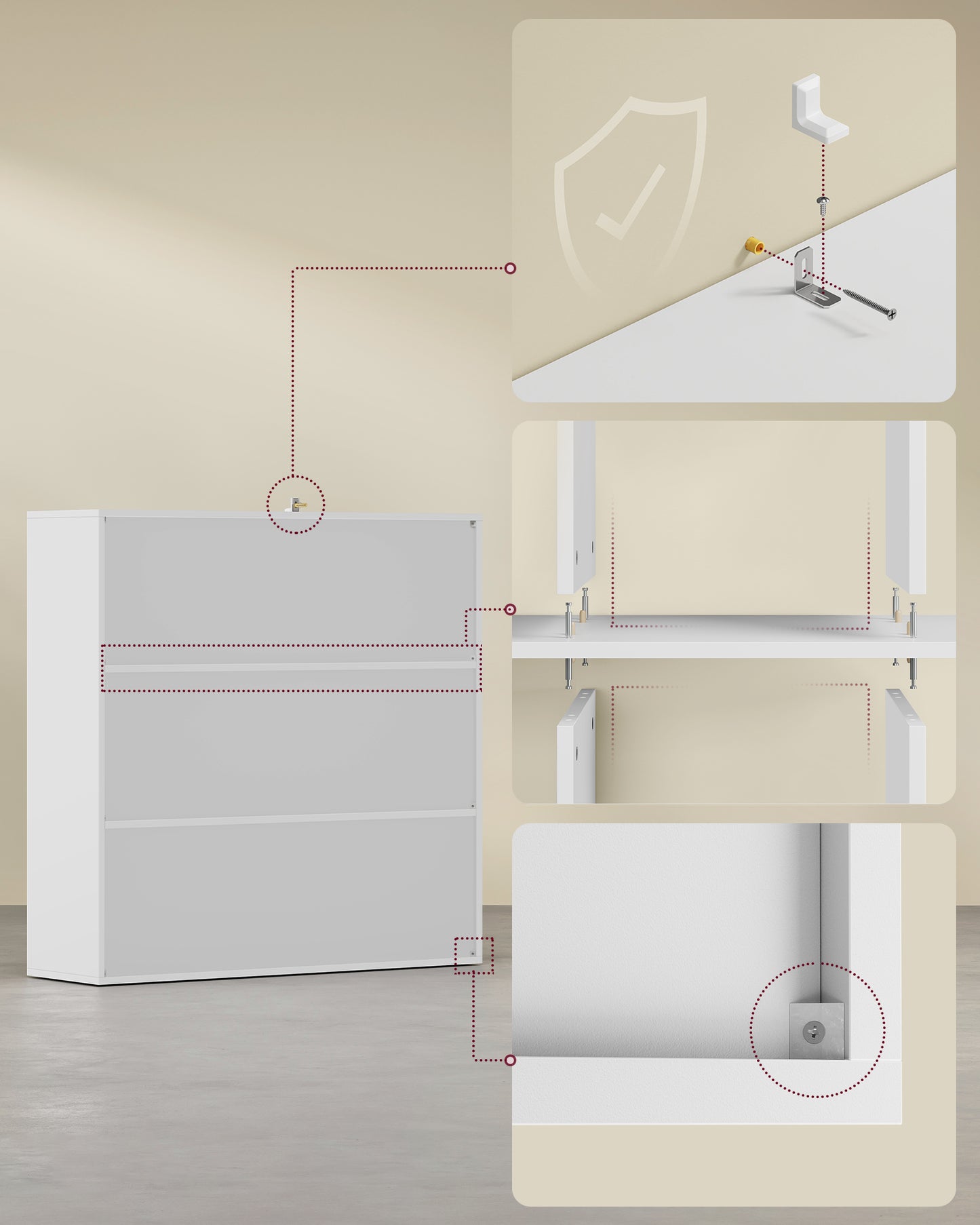 Polica za knjige i dekoracije Grid