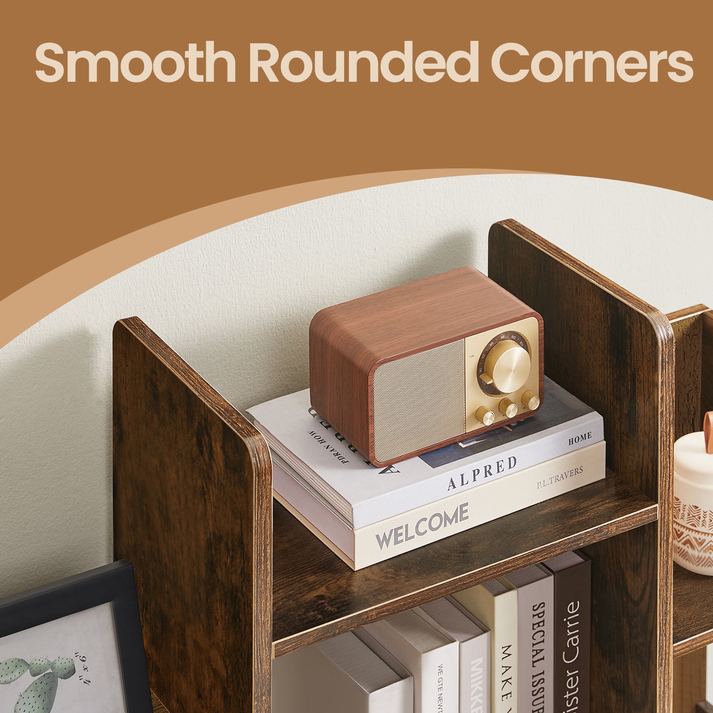 Polica za knjige i dekoracije Nest