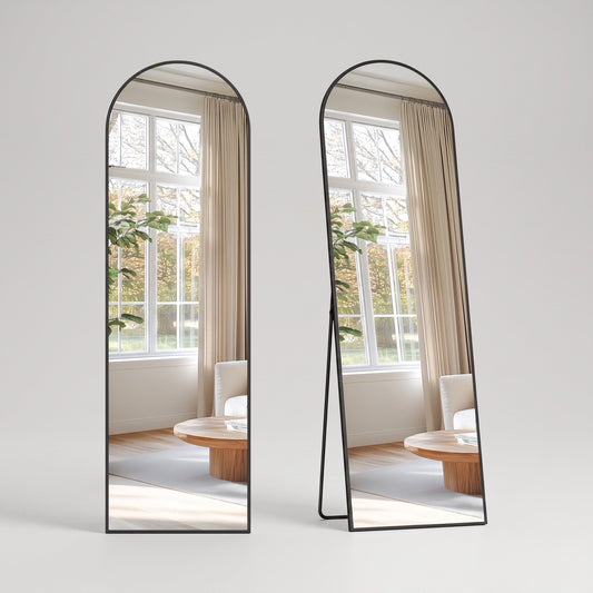 Podno ogledalo Illume – CRNI OKVIR 150 cm