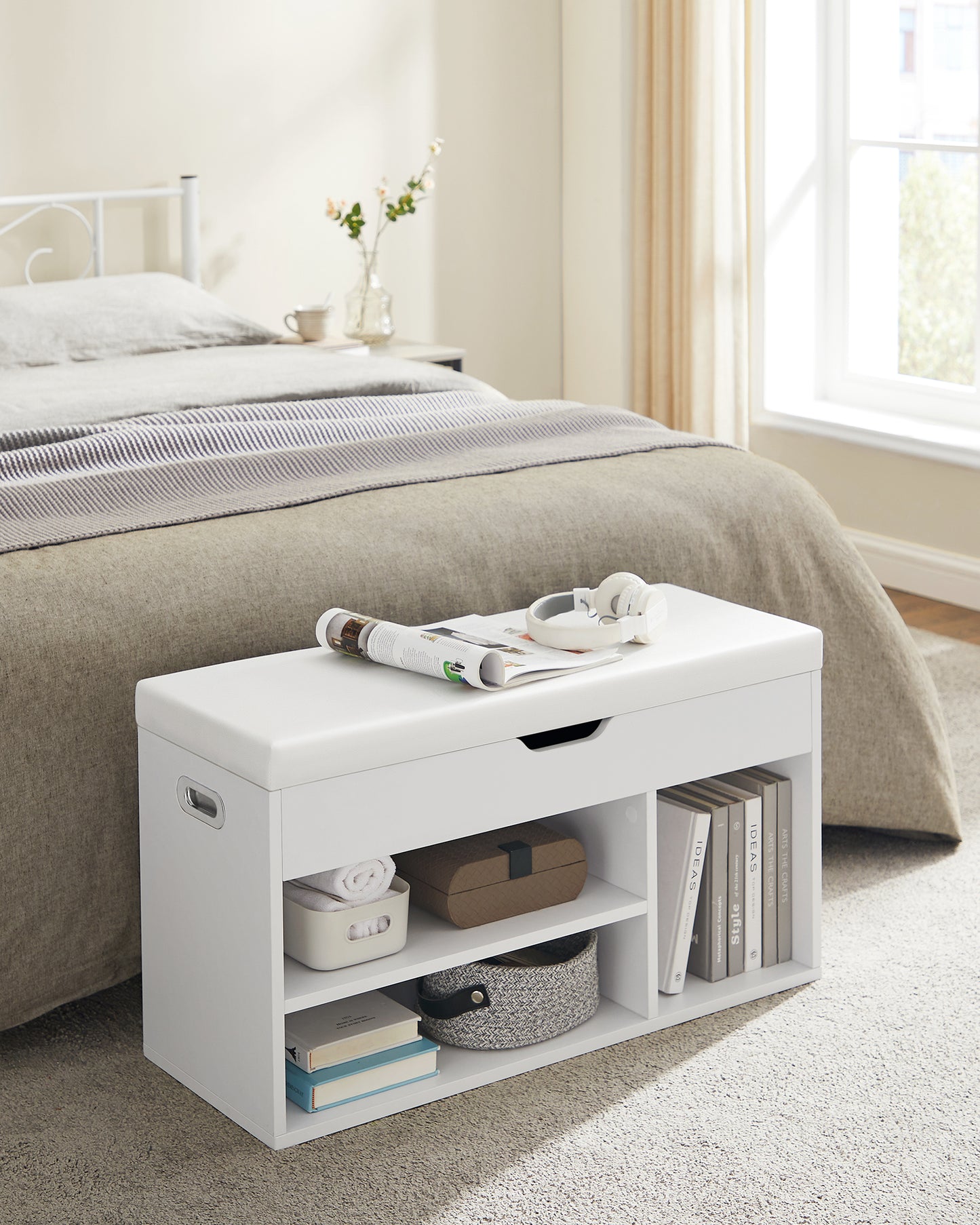 Klupa cipelar Ligna Bijeli