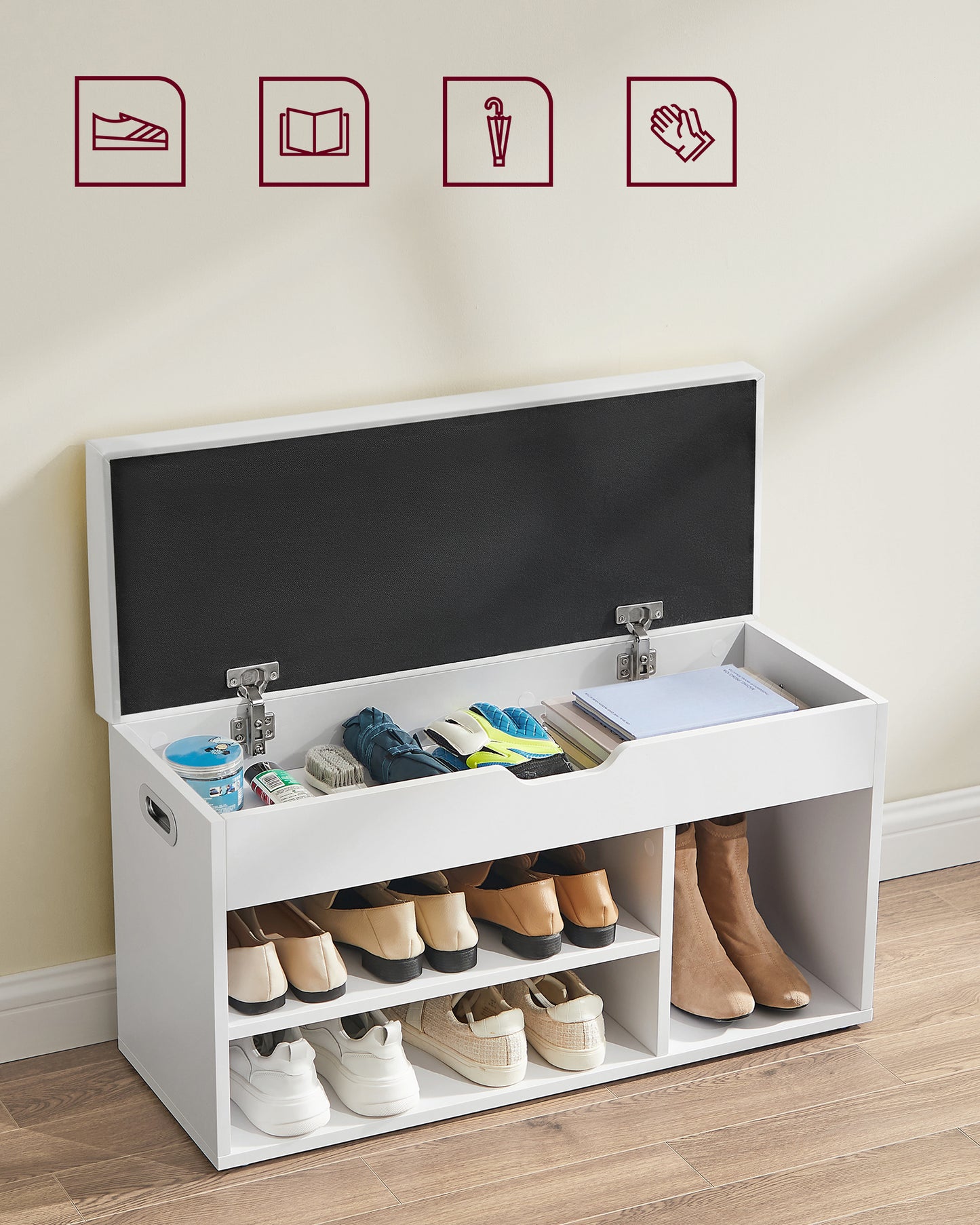 Klupa cipelar Ligna Bijeli