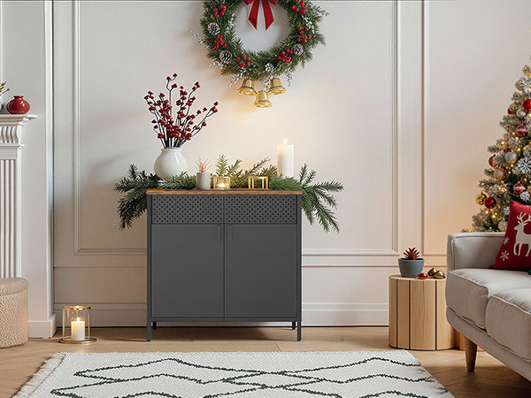 Komoda za odlaganje Solea – crna