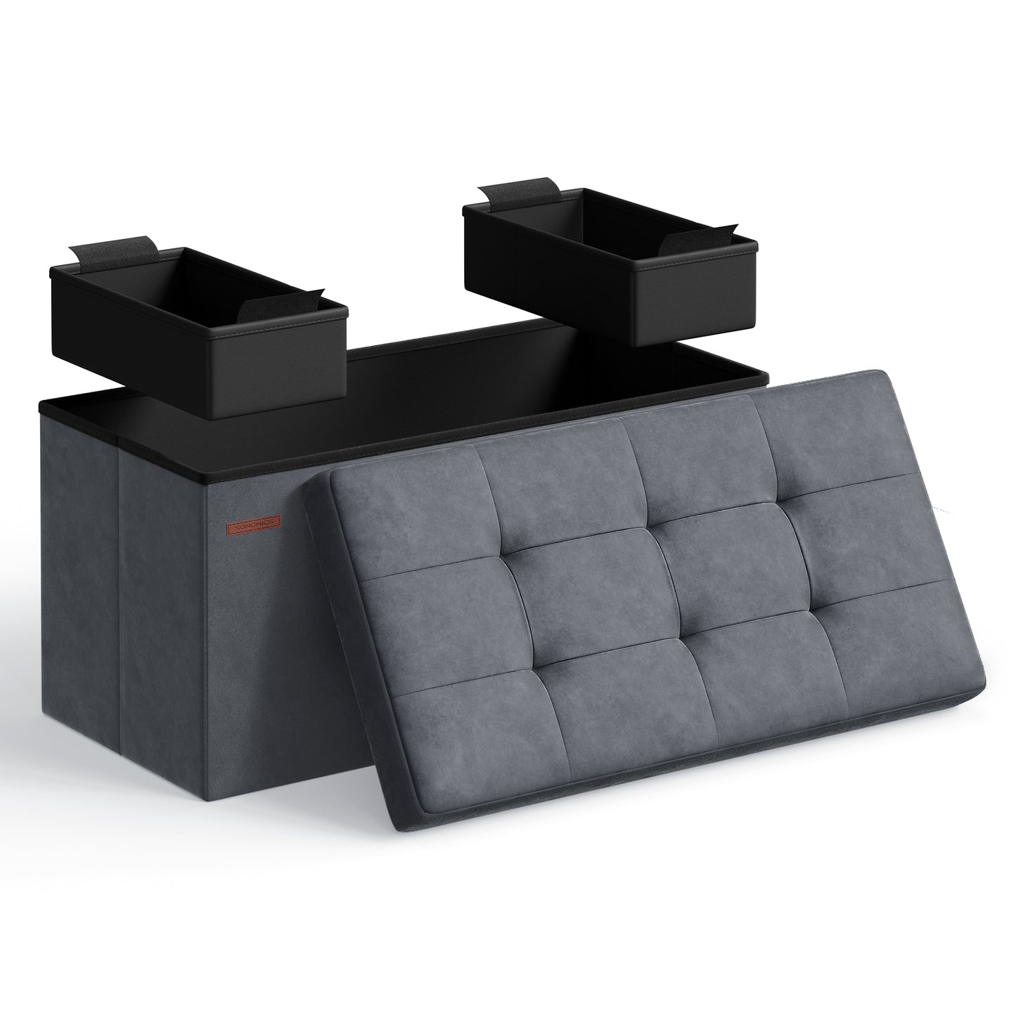 Tapacirani tabure sa kutijom Como maxi