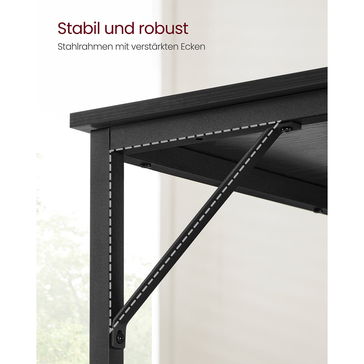 Radni sto Industrial- crni