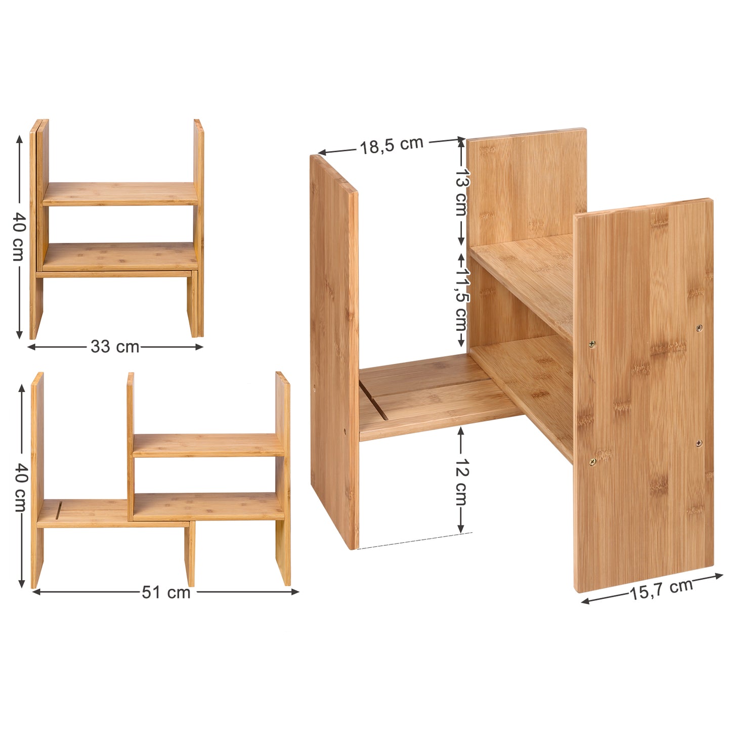 Bambus organizator za sto Focus