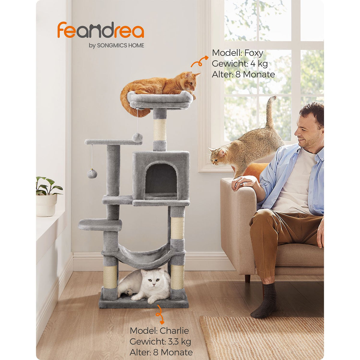 Grebalica za mačke- CAT TREE WHISK – MINI