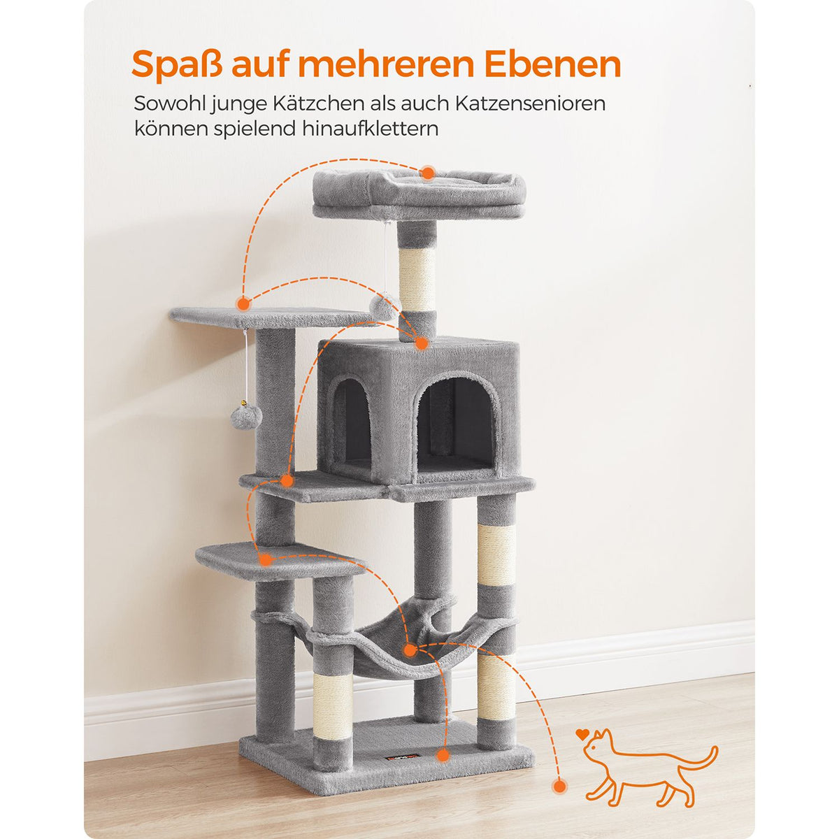 Grebalica za mačke- CAT TREE WHISK – MINI