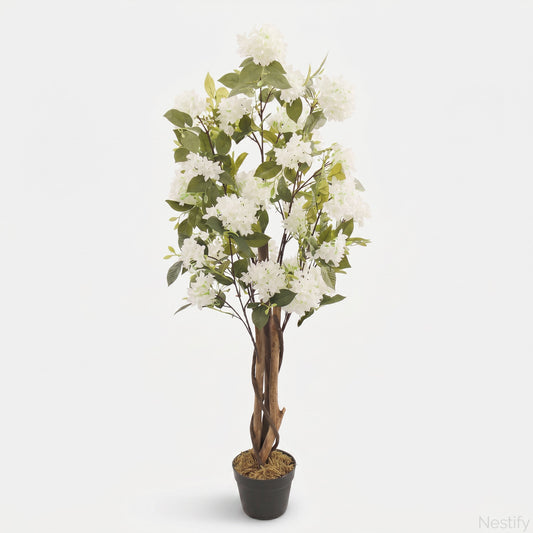UMJETNO DRVO BIANCA — BIJELO CVJETNO DRVO 120 cm