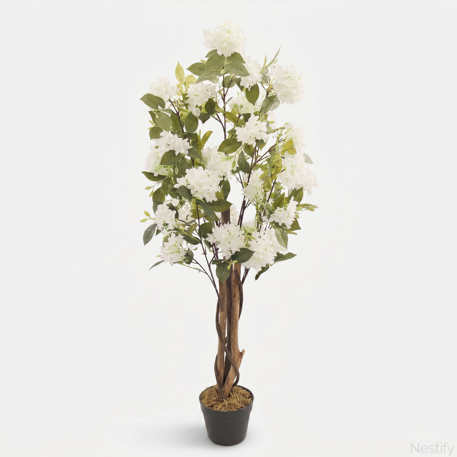 UMJETNO DRVO BIANCA — BIJELO CVJETNO DRVO 120 cm