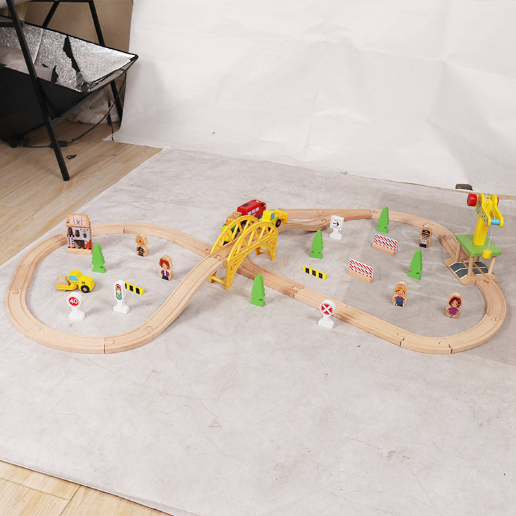 KOMPLET DRVENI VOZIĆ SET 70 DIJELOVA