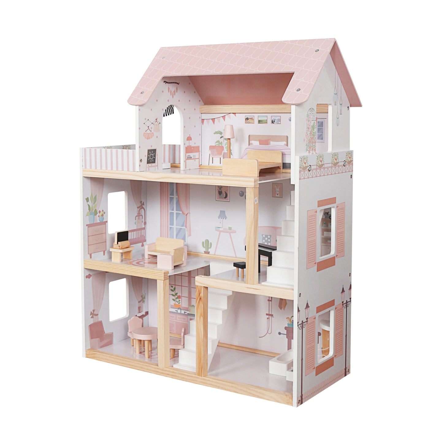 DREVENA KUĆICA ZA LUTKE PALAZZO MINI