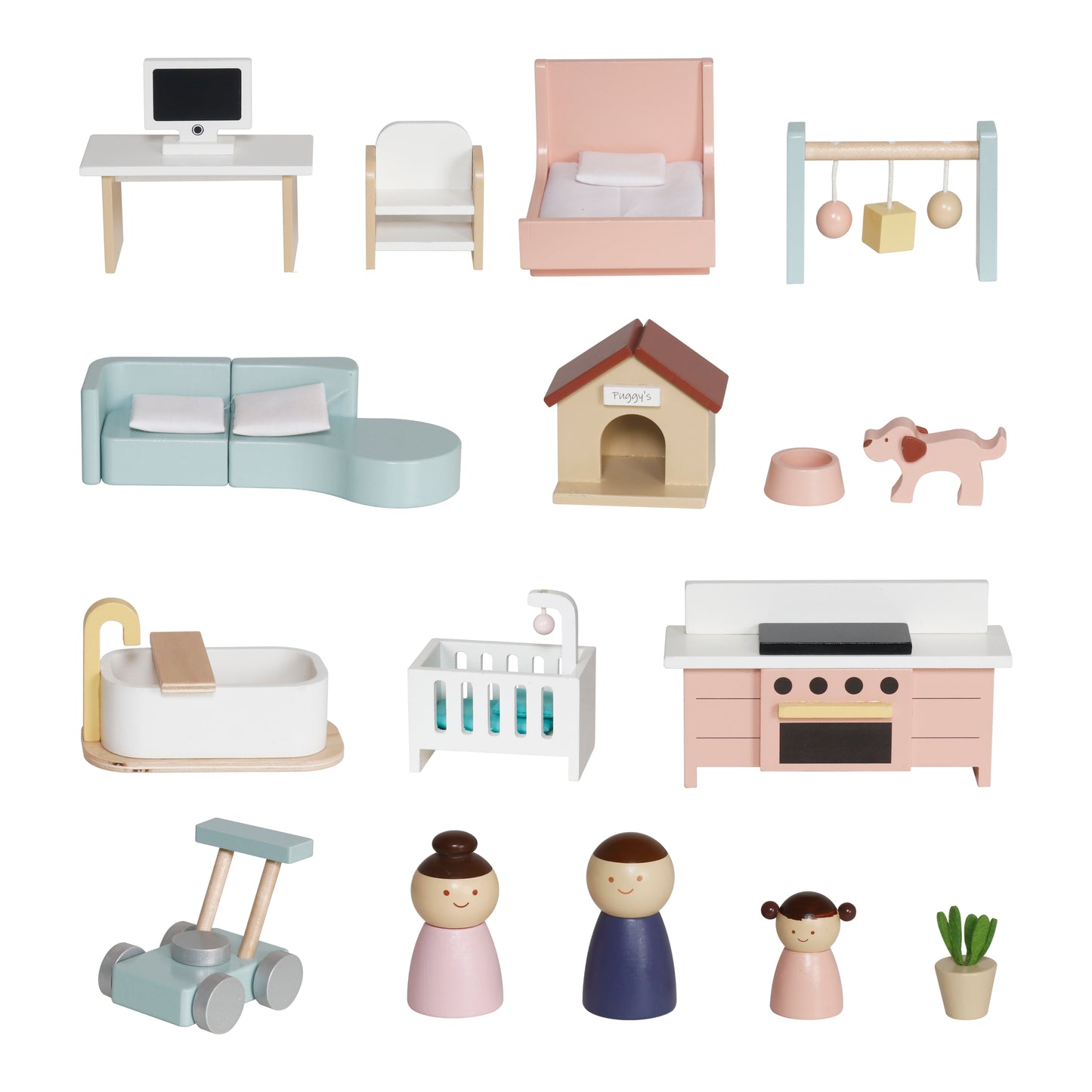 DREVENA KUĆICA ZA LUTKE LUMI SA FUNKCIJOM PRIČANJA PRIČE