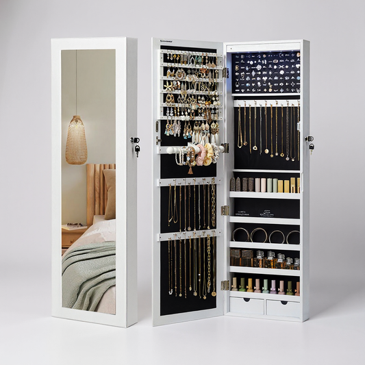 Kompakt ormar sa ogledalo  za nakit Amora Maxi