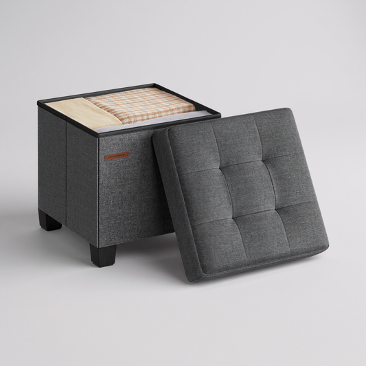 Tapacirani tabure sa kutijom Como mini