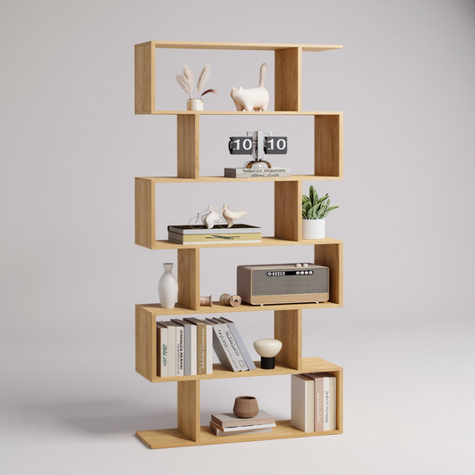 Polica za knjige i dekoracije Libra – drvo