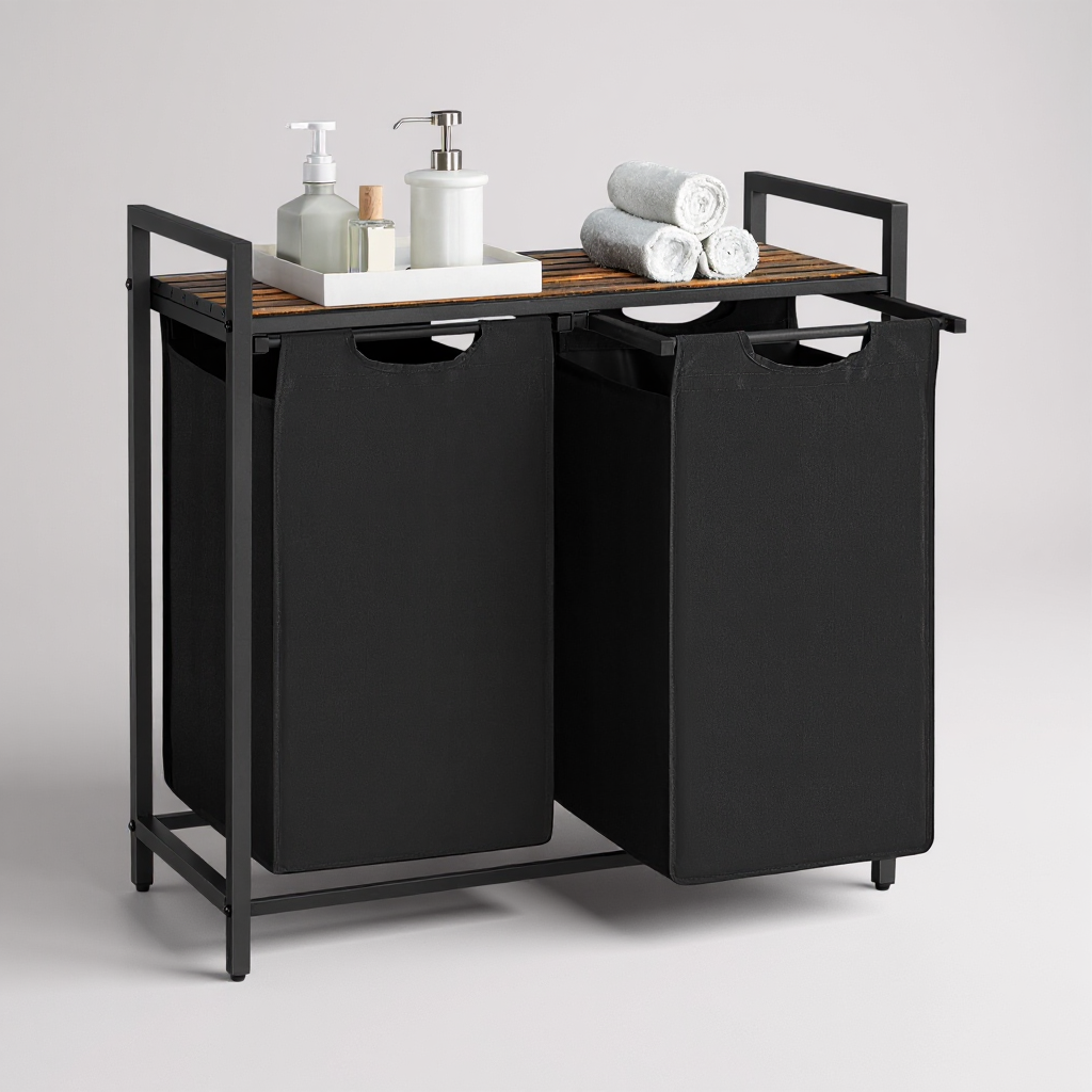 Korpa za veš Washy – crna