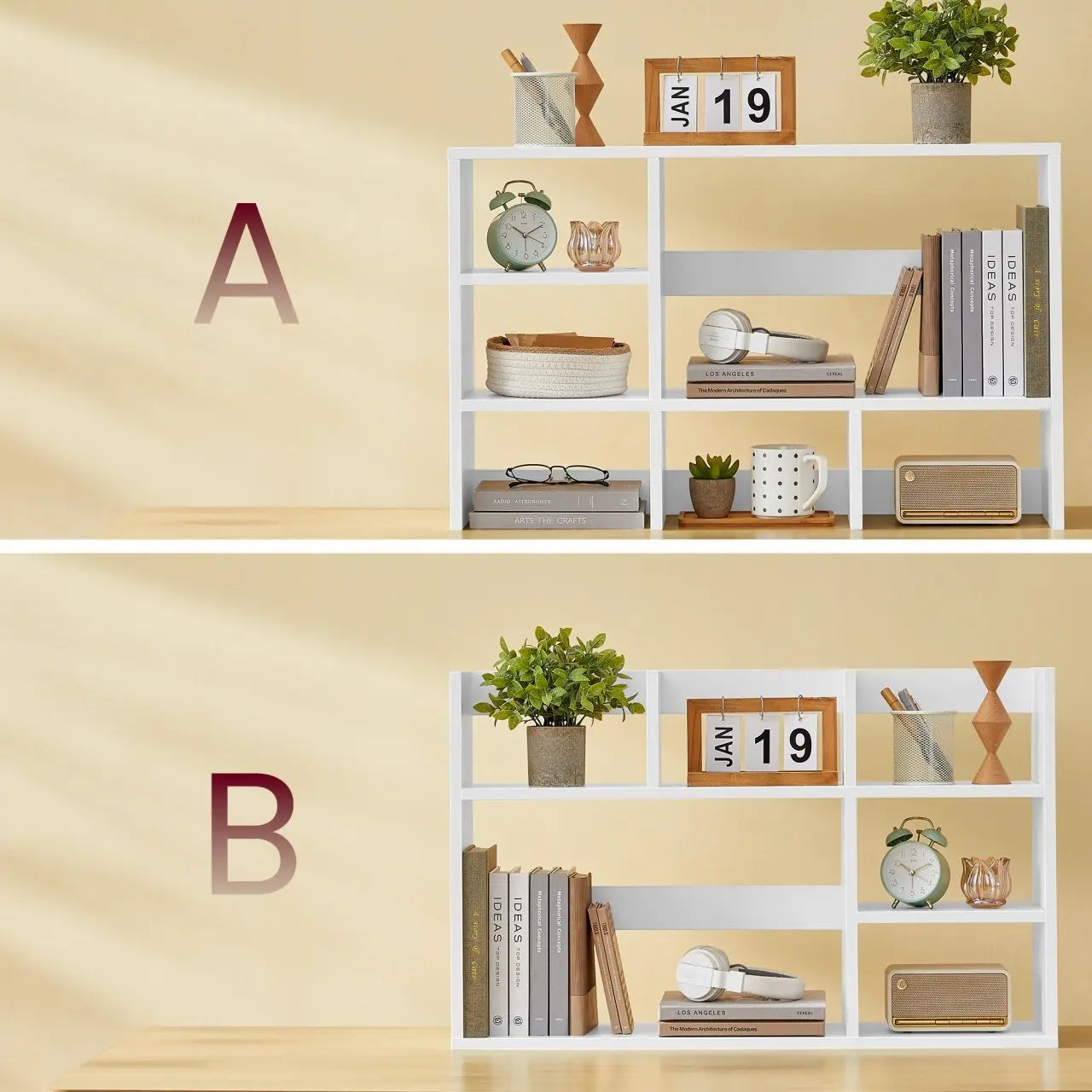 Polica Store – desktop i kuhinjski organizer bijela